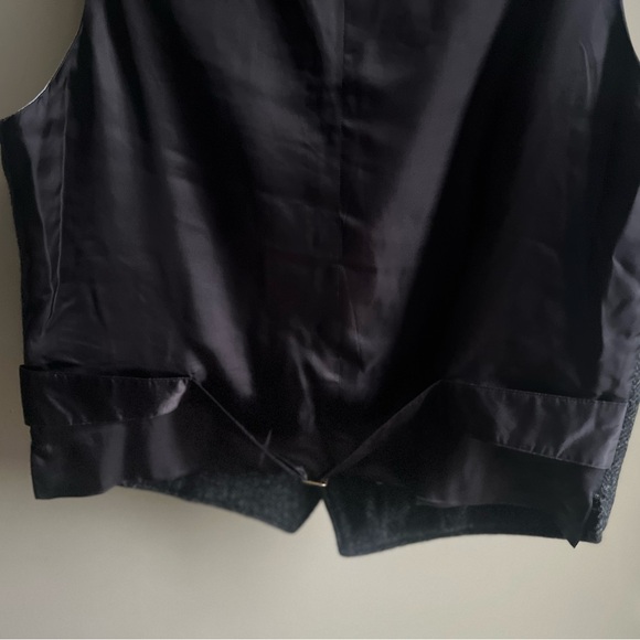 J. Crew Vintage Gray Herringbone Vest - Picture 6 of 11